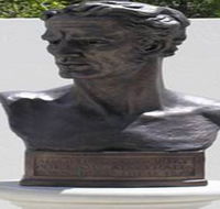Adam Lindsay Gordon Bronze Bust - Accommodation Mooloolaba