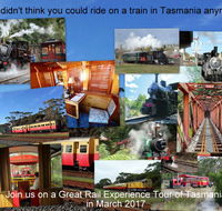 Great Rail Experiences  Tasmania Tour 2017 - Accommodation Mooloolaba