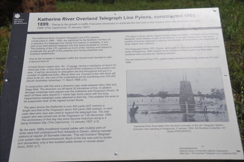 Katherine Overland Telegraph Pylons - Accommodation Mooloolaba 2
