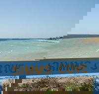 Simms Cove lookout and beach Moonta Bay - Accommodation Mooloolaba