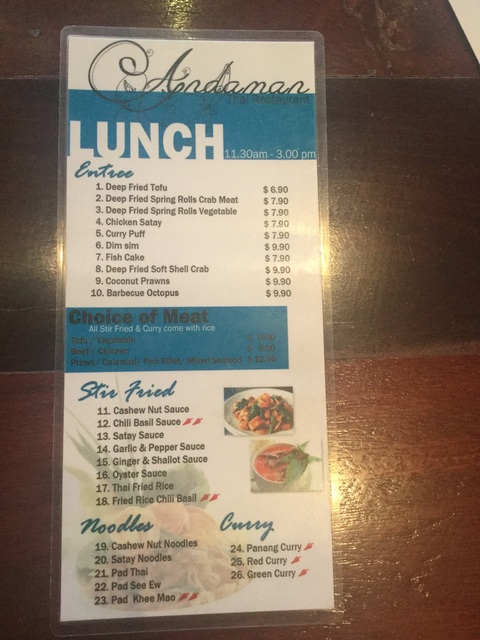 Andaman Thai Restaurant - Accommodation Mooloolaba 4